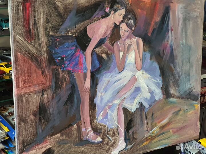 Картина маслом балерина
