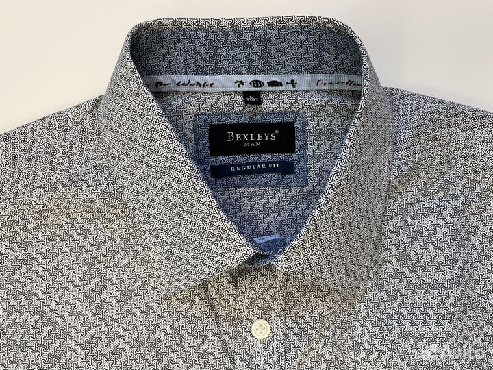 Рубашка мужская Bexleys оригинал L(41/42)