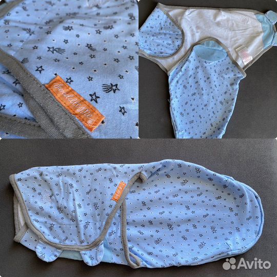 Кокон пеленка для новорожденного