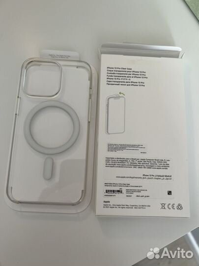 Прозрачный чехол MagSafe на iPhone 13 pro оригинал