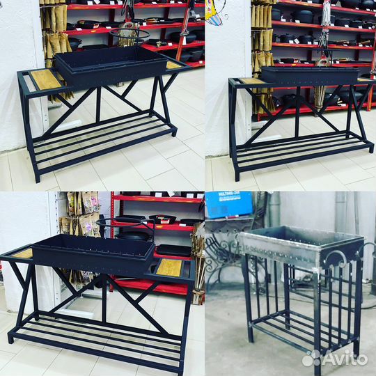 Мангал функциональный кованый