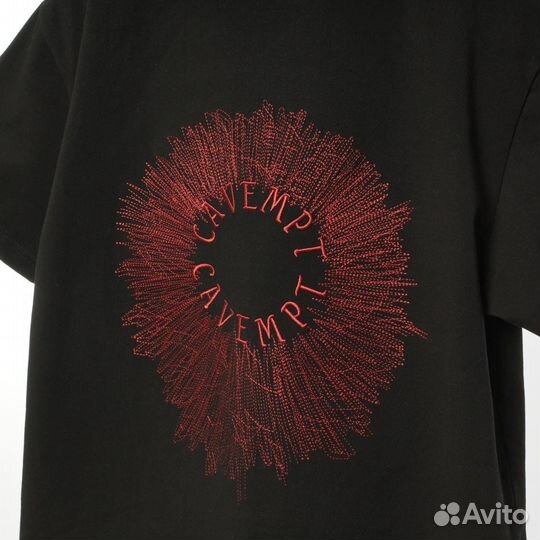 Футболка Cav Empt черная с красным
