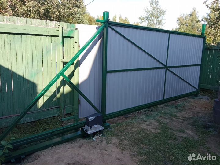 Откатные ворота под ключ