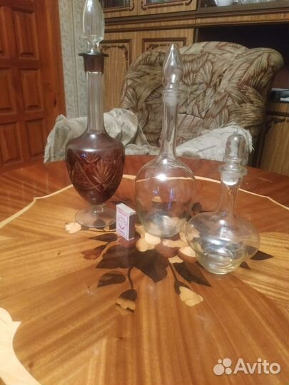 Графин, рюмки СССР