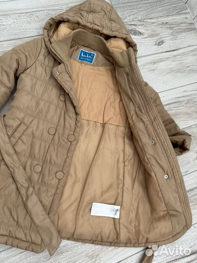 Пальто для девочки button blue