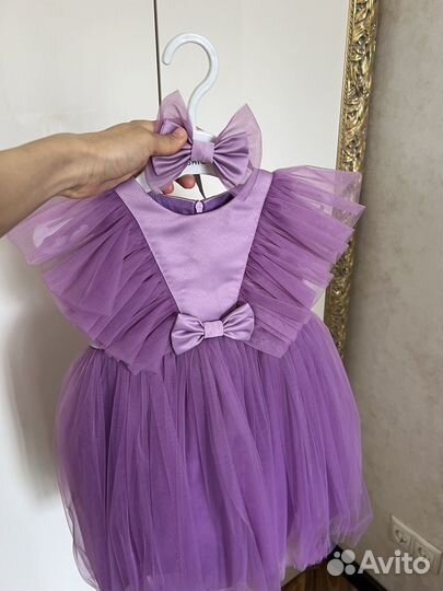 Детское нарядное платье 92