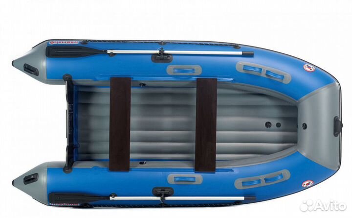 Лодка mishimo lite 320-синий/серый
