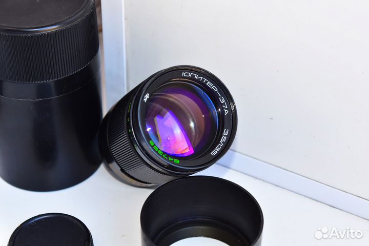 Юпитер-37А 135mm f/3.5 Советский объектив М42