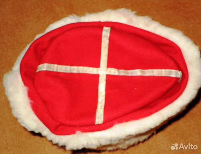 Папаха белая казачья из овчины