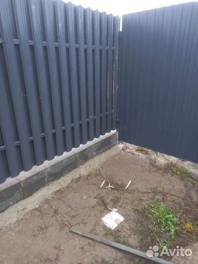 Монтаж заборов