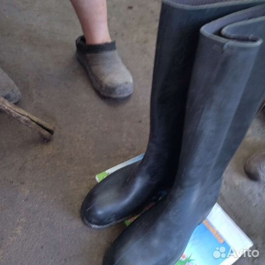 Сапоги литые СССР новые