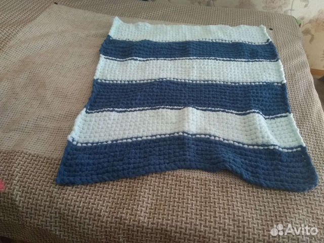 Детский вязаный плед, ручной работы
