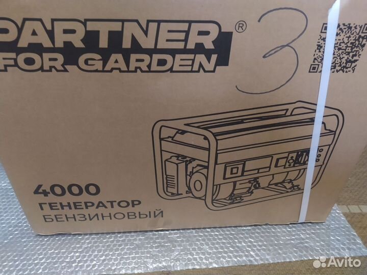 Генератор бензиновый partner for garden 4000