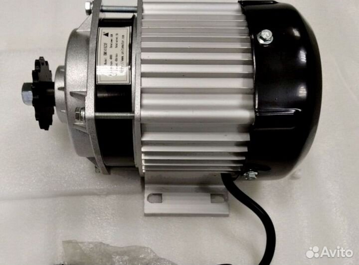 Редукторный электродвигатель 500Вт, 36-48-60В