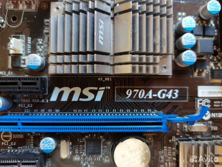 Материнская плата msi 970a g43