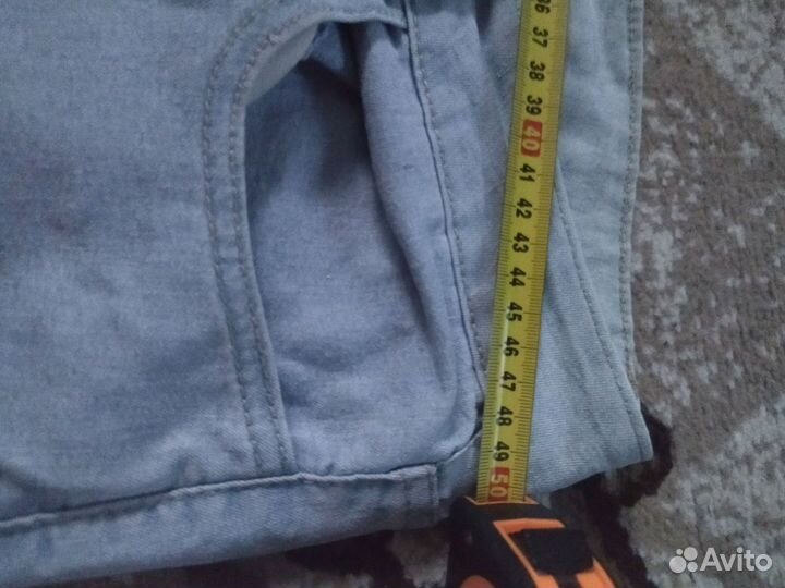 Женские джинсовые бриджи 56-58