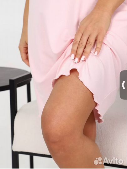 Женская Нежная Ночная Сорочка (42-58)