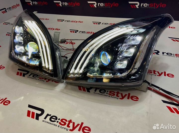 Передние фары Toyota Land Cruiser Prado 120 02-09 г