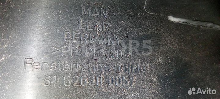 Рамка двери левой MAN TGA 2005 81626300057