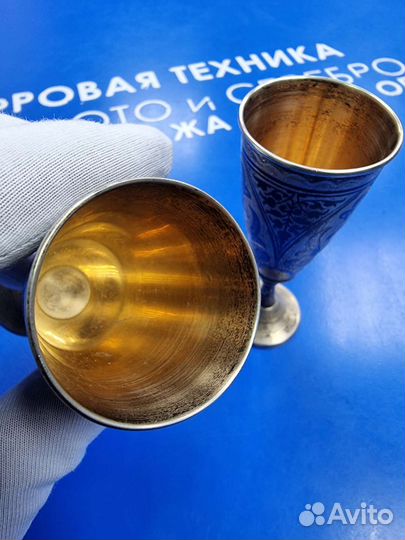 Серебряные бокалы 