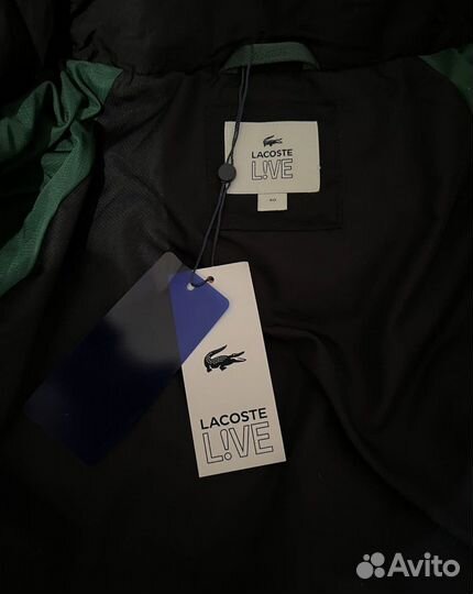 Пуховик женский Lacoste