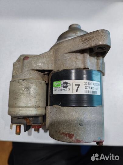 Стартер ниссан ноут микра CR12 CR14