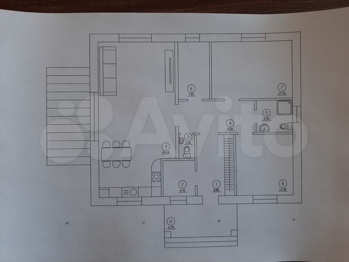 Дом 130 м² на участке 9 сот.