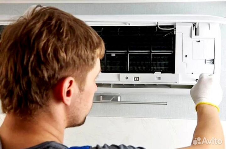 Чистка Заправка Обслуживание Кондиционера Сплит