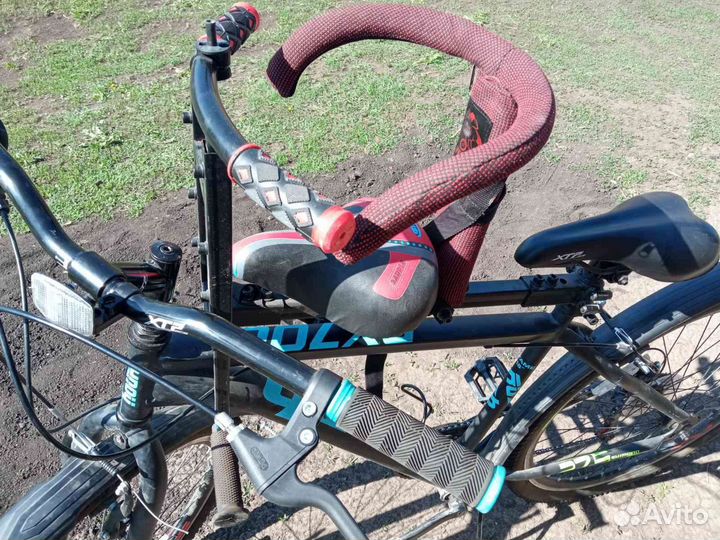 Детское велокресло переднее