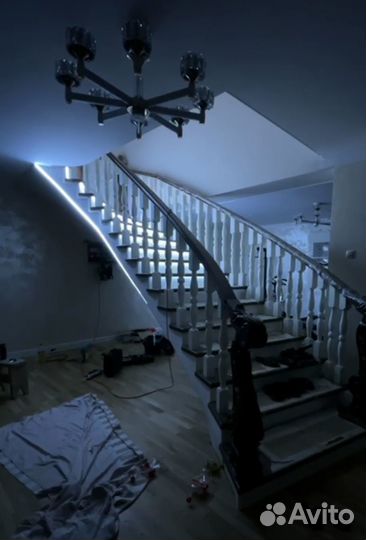 Автоматическая Подсветка Лестницы. Адресная лента