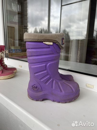 Детские резиновые сапоги