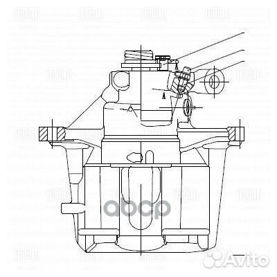 Суппорт торм. для а/м Citroen C5 (01) пер. прав