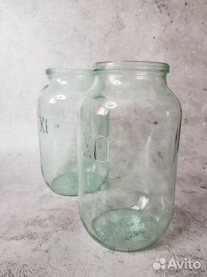 Банка СССР с надписью хоз 1,5 литра