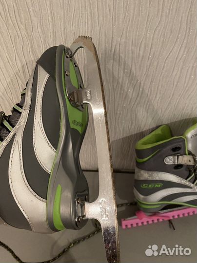 Коньки фигурные ссм