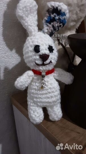 Вязаный зайчик