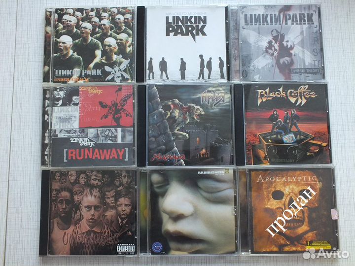 CD Наутилус Помпилиус, Ария, Rammstein и др