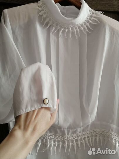 Блузка Новая винтажная. Времен гдр 90-е г, Польша