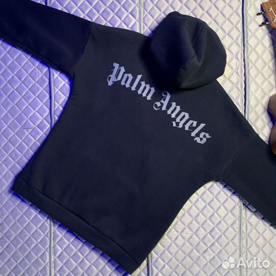 Толстовка худи Palm Angels на флисе