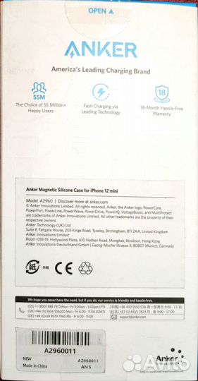 Clipcase Чехол Anker MagSafe для iPhone 12 mini