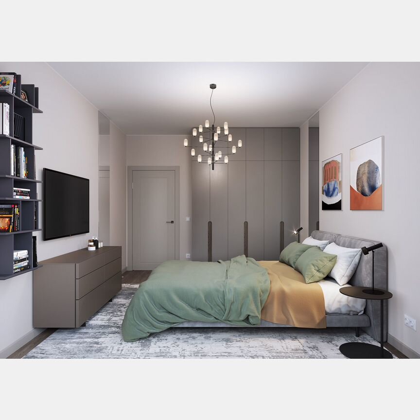 2-к. квартира, 63,8 м², 8/17 эт.