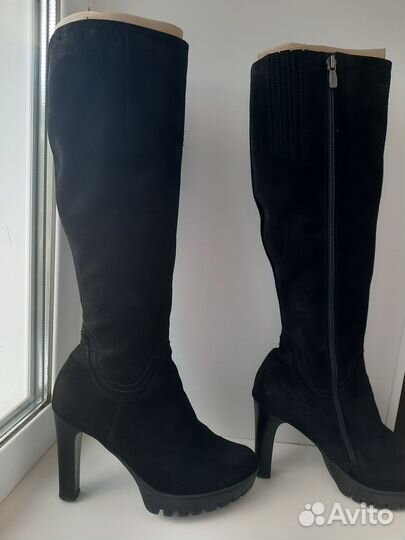 Женские сапоги демисезонные Belwest натур велюр