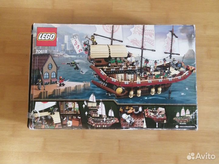 Lego ninjago 70618 корабль новый