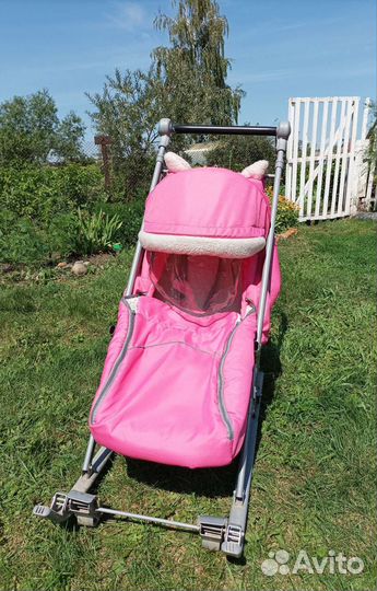 Детские санки коляска