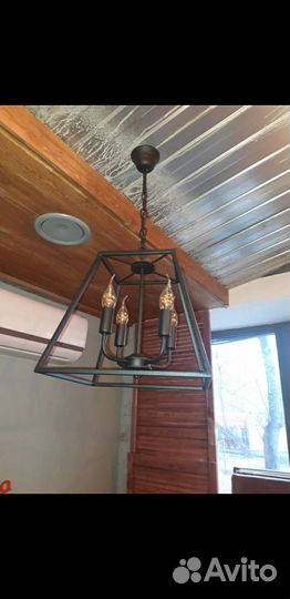 Люстра в стиле лофт
