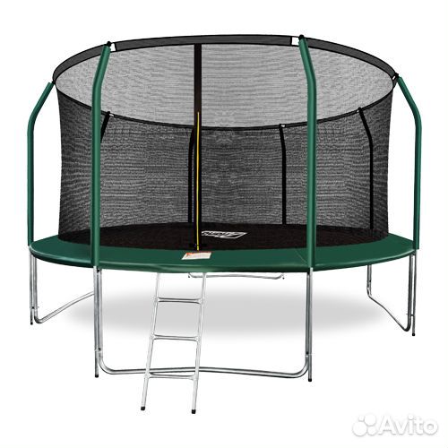 Батут Arland премиум 14FT с внутренней сеткой и ле