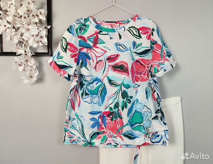 Льняная блуза Cecil Германия р.L