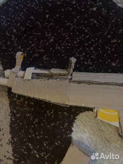 Пистолет пулемет из картона мп5