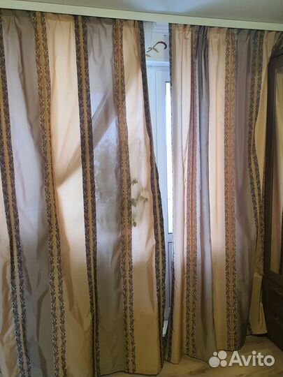 Комплект штор на шторной ленте 200х250 см