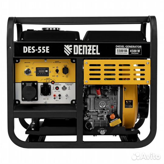Дизельгенератор DenZel DES-55E (5,5 кВт)