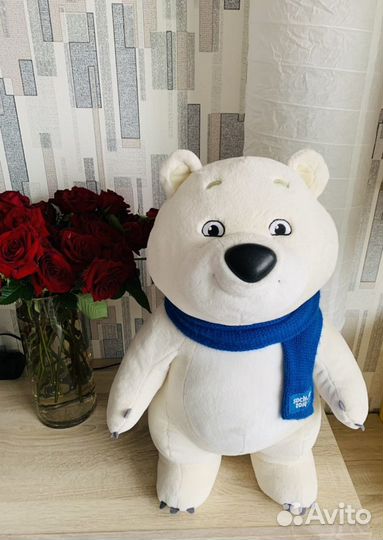 Олимпийский мишка, мягкая игрушка